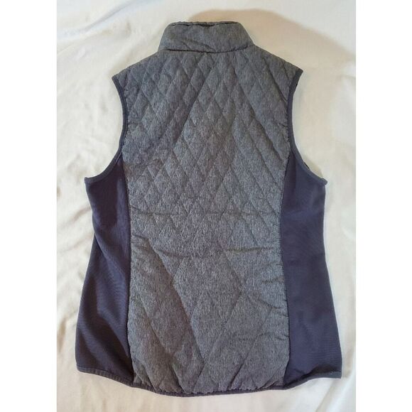 Jockey  Vest Women's Large Gray Red Quilted Zippered - Picture 2 of 4
